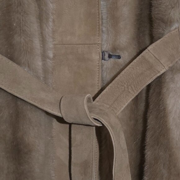 Vtg London Leathers by Lilli Ann Faux Fur Leather Ladies Jacket Made in England - Picture 3 of 5